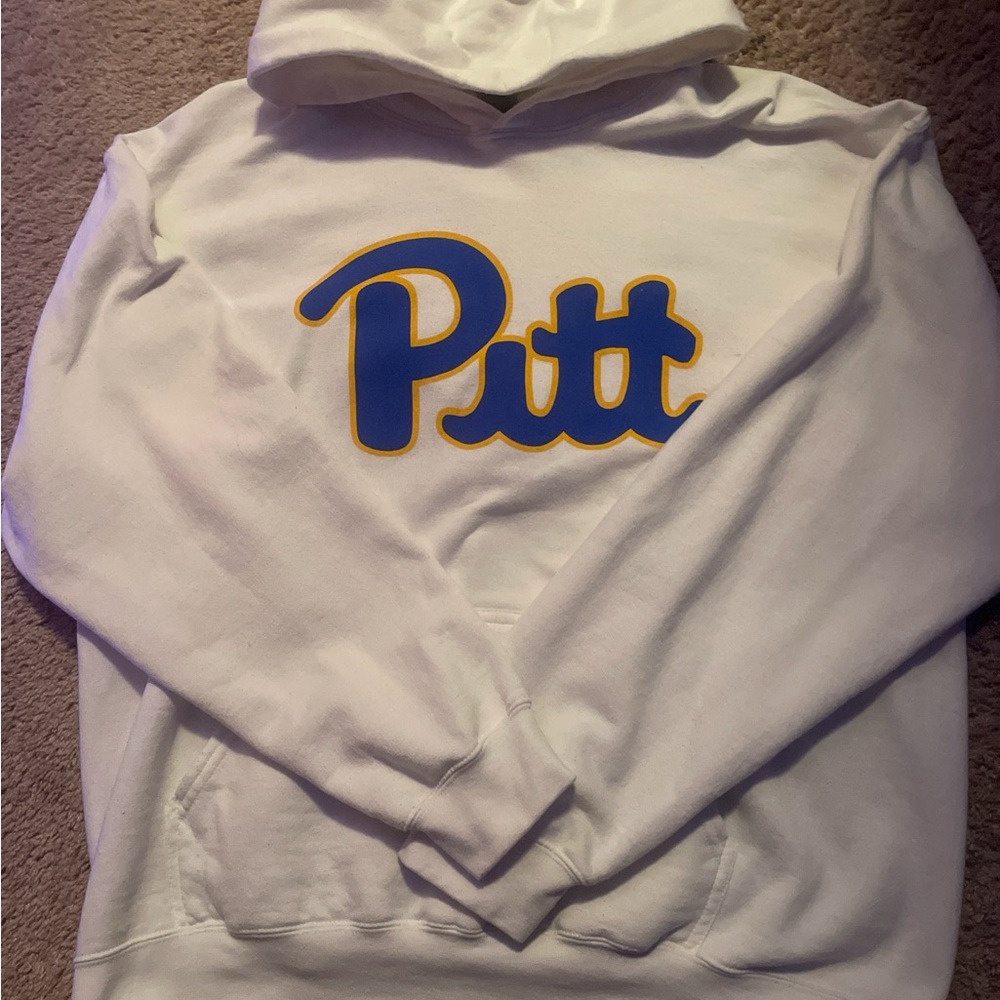 White and blue Pitt Panthers hoodie #PittPanthers